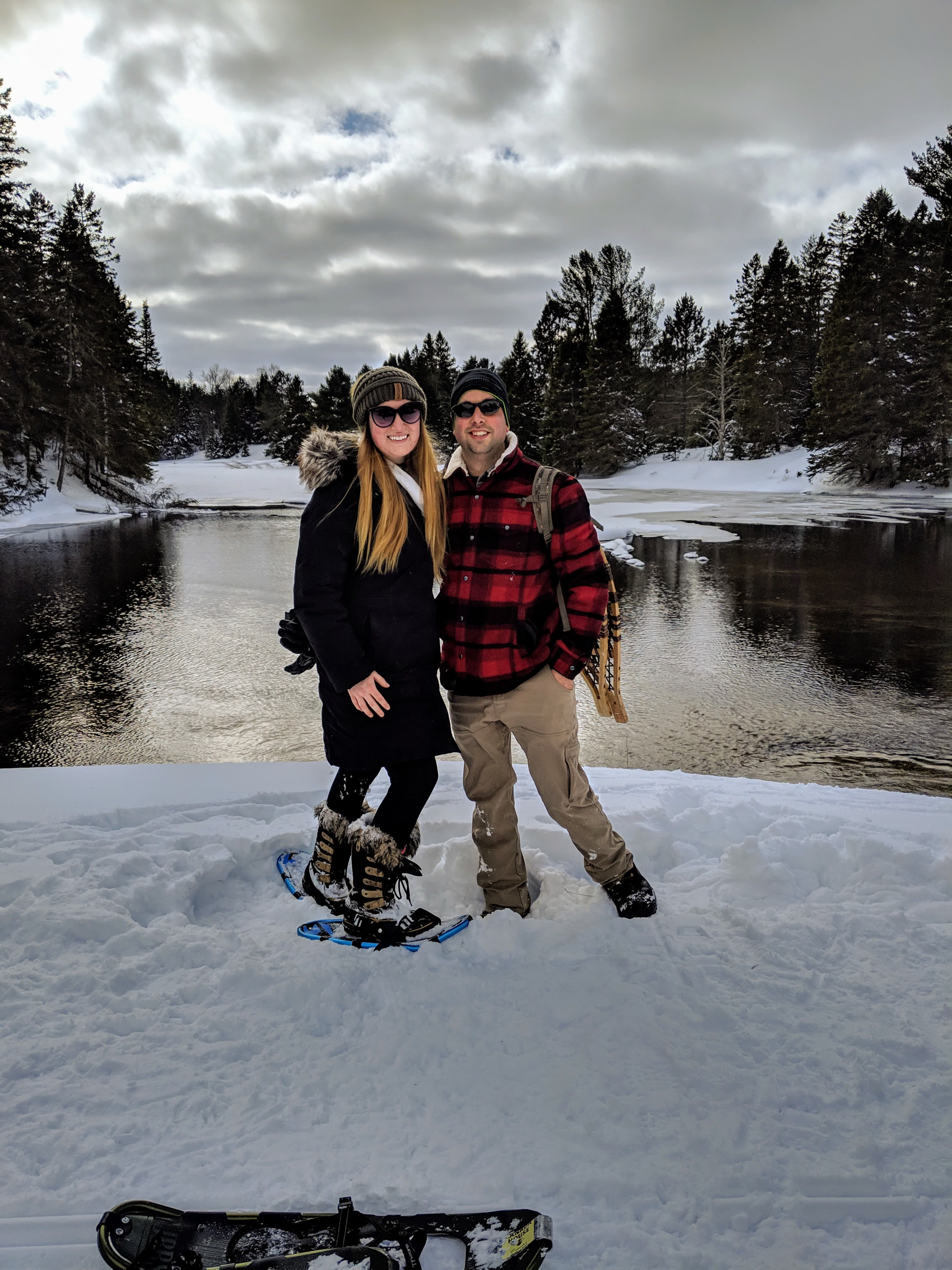Colton and Morgan, owners of Above the Bridge Outdoors